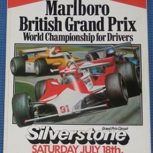 1981 British Grand Prix Programme