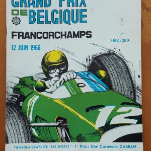 1966 Belgium Grand Prix Race Programme