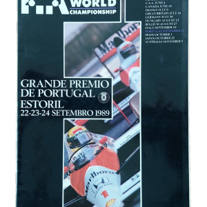 PORTUGAL GRAND PRIX Formula 1 Official Programme 1989