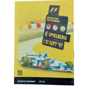 AUSTRIAN GP Formula 1 Official Programme 1997 Ger/Eng