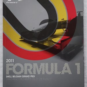 2011 F1 Belgian Grand Prix Official Race Programme