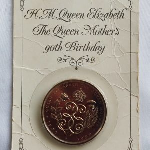 £5 Five Pound coin for Queen Mothers 90th Birthday Royal Mint Sealed In Card