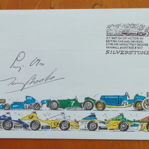 Stirling Moss and Tony Brooks Signed Silverstone First Day Cover