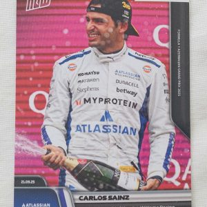 Topps Now Formula 1 2025 - Card 064 - Carlos Sainz - Atlassian Williams Racing